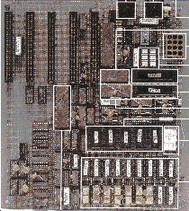 Layout of the 1st IBM PC Motherboard