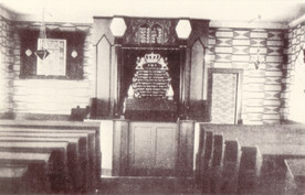 Das Innere der Gmnder Synagoge