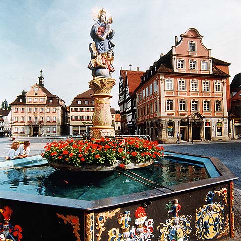 The Market Place of Schwbisch Gmnd